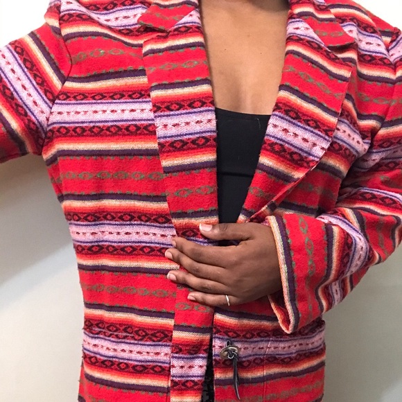 Navajo Print Blazer/Jacket - Picture 3 of 4